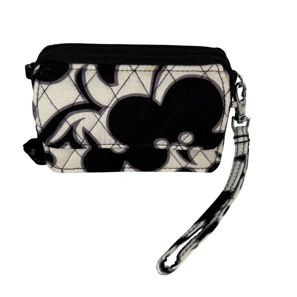 Vera Bradley | All in‎ One Crossbody Wallet Wristlet, Night & Day black white